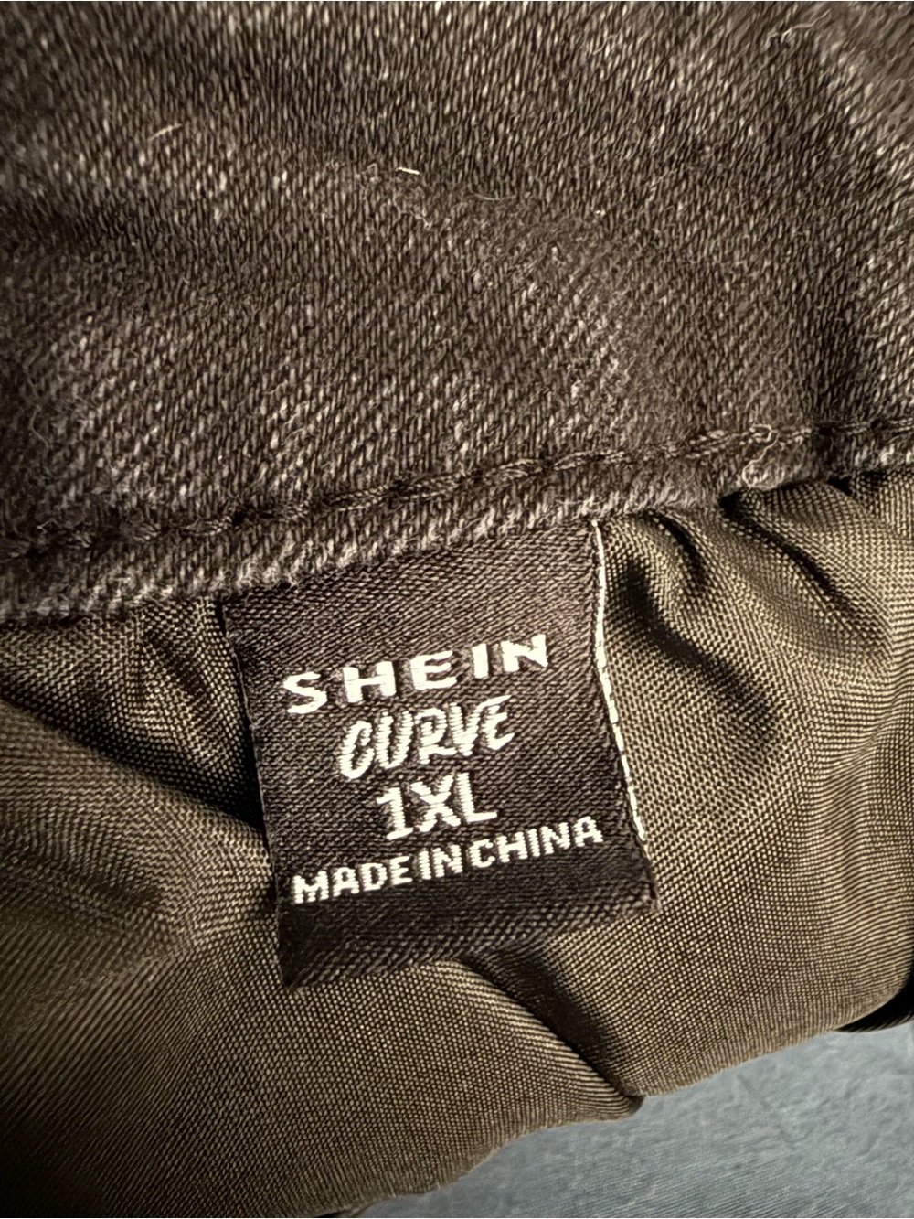 Black Distressed Frayed Hem Denim Shorts - Picture 3 of 7
